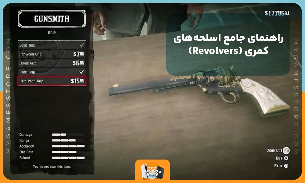 راهنمای جامع اسلحه‌های کمری (Revolvers)